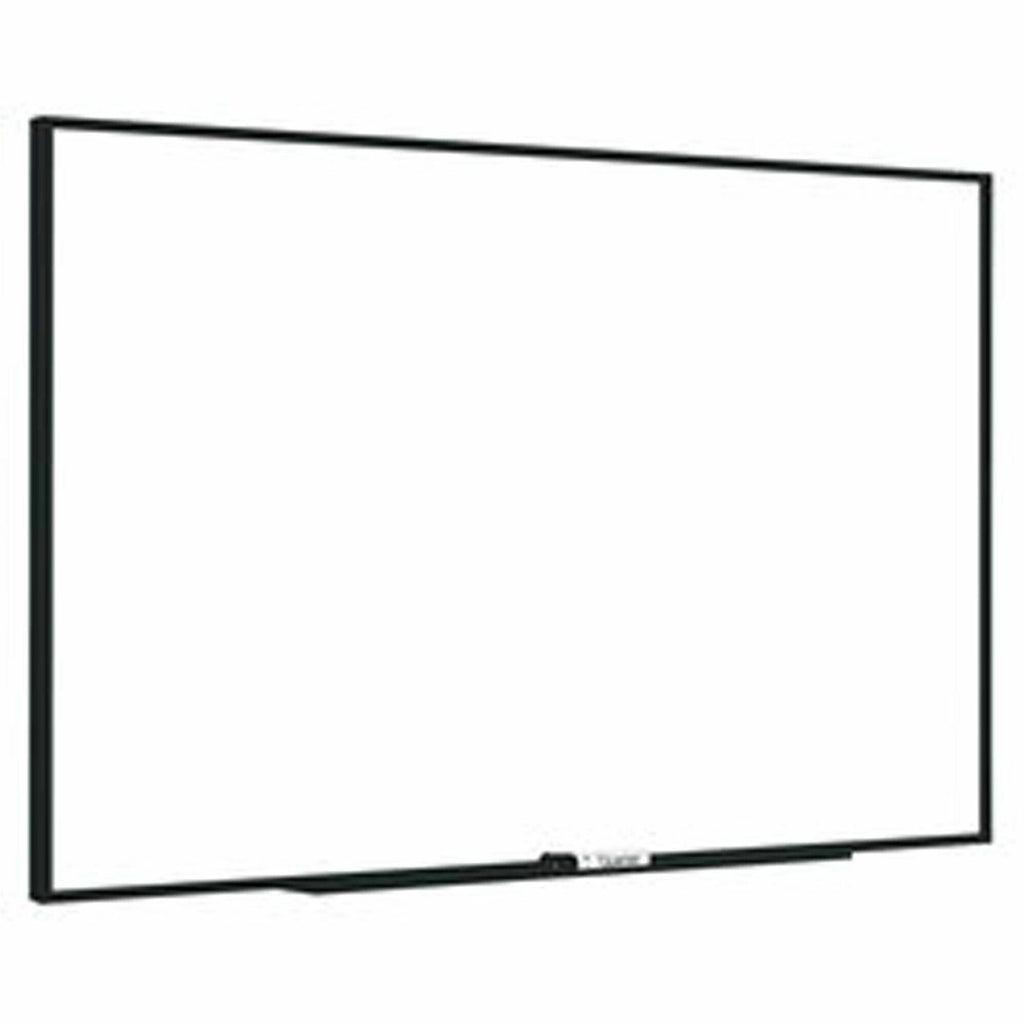 Fusion Nano-Clean Magnetic Whiteboard, 48 x 36, White Surface, Black Aluminum Frame