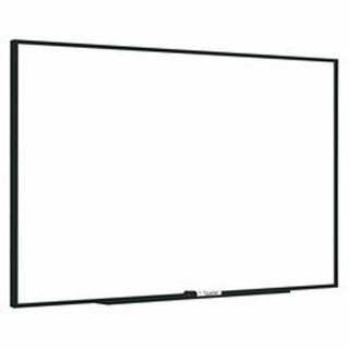 Fusion Nano-Clean Magnetic Whiteboard, 48 x 36, White Surface, Black Aluminum Frame