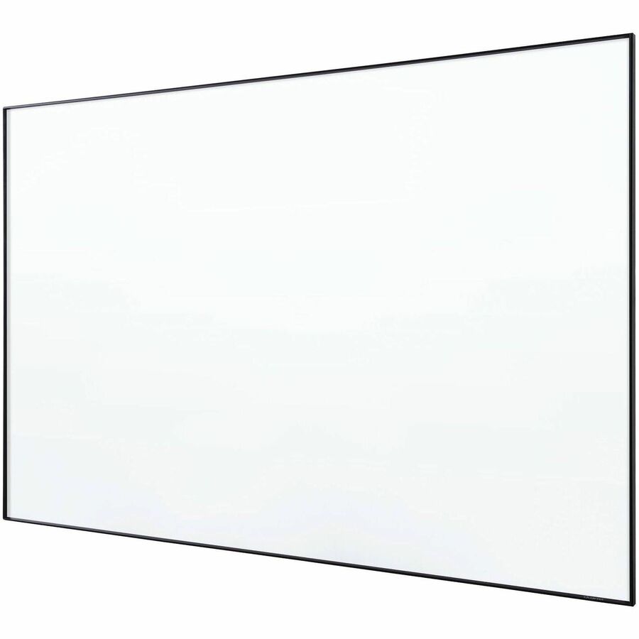 Fusion Nano-Clean Magnetic Whiteboard, 48 x 36, White Surface, Black Aluminum Frame