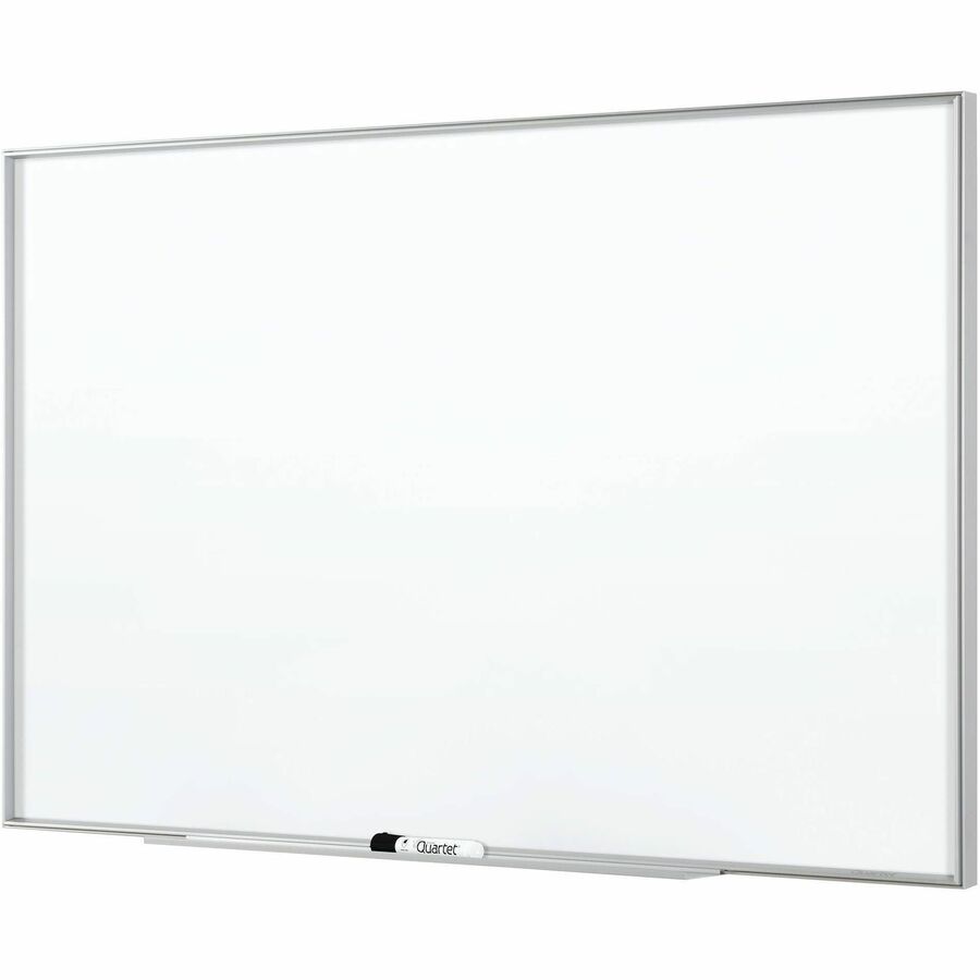 Fusion Nano-Clean Magnetic Whiteboard, 72 x 48, White Surface, Silver Aluminum Frame