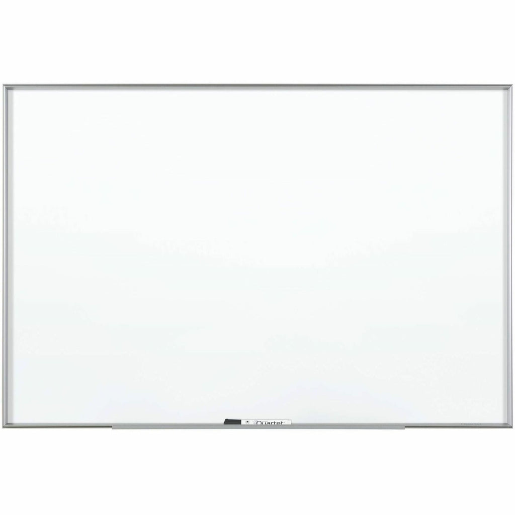 Fusion Nano-Clean Magnetic Whiteboard, 72 x 48, White Surface, Silver Aluminum Frame