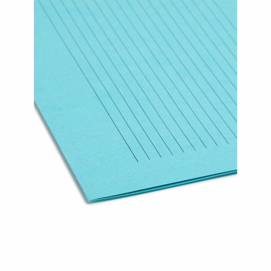 Smead SuperTab 1/3 Tab Cut Letter Recycled Top Tab File Folder - 8 1/2" x 11" - 1 x 2K Fastener(s) - Top Tab Location - Pink, Yellow, Goldenrod, Aqua - 10% Recycled - 24 / Pack