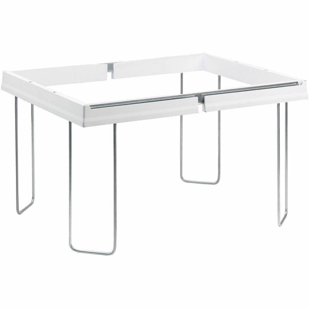 Smead Heavy-Duty Adjustable Hanging Folder Frame - Letter - 16"-24" Long - Steel, Plastic - White