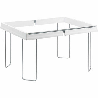 Smead Heavy-Duty Adjustable Hanging Folder Frame - Letter - 16"-24" Long - Steel, Plastic - White