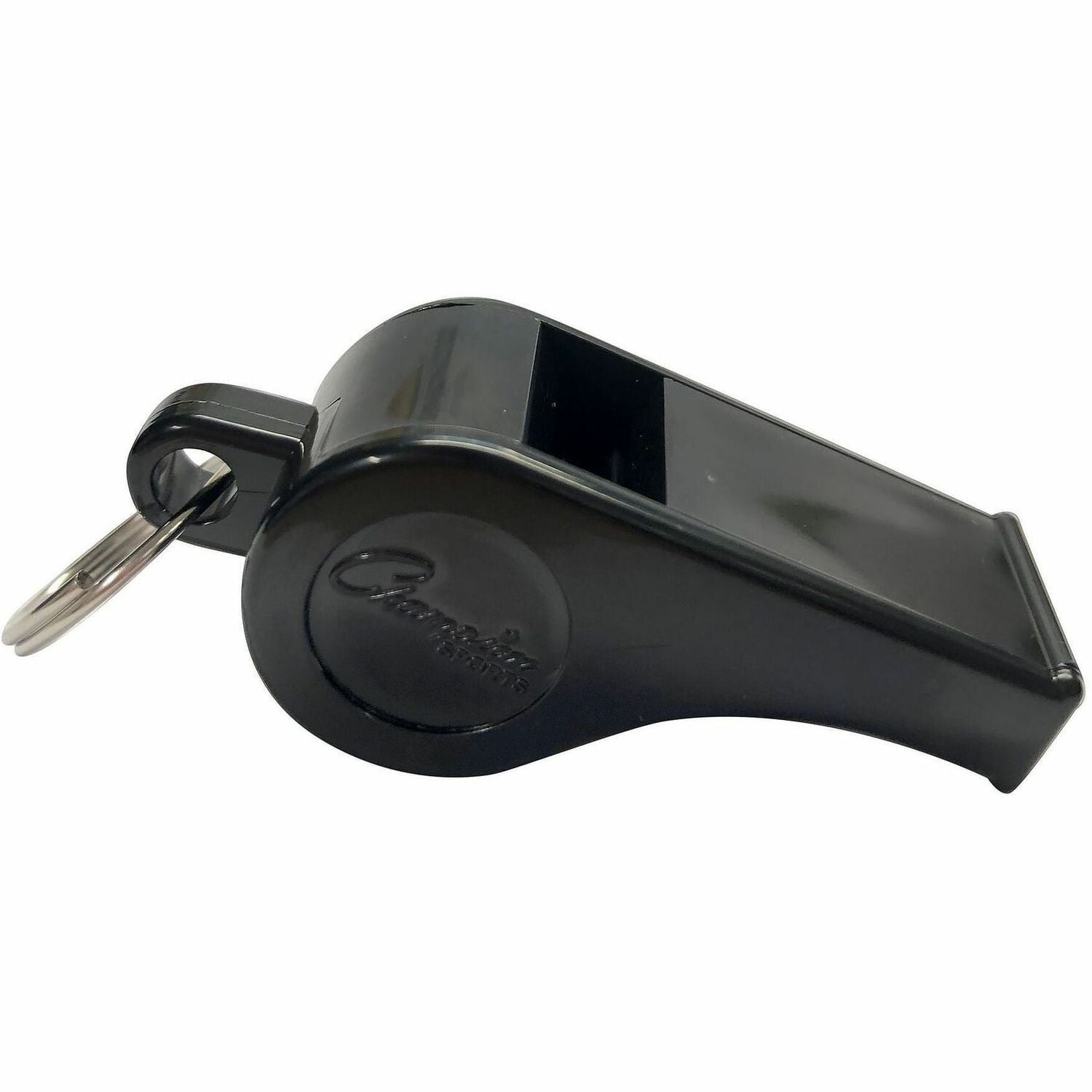Sports Whistle, Medium Weight, Plastic, Black, Dozen