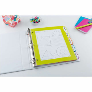 Big Tab Ultralast Plastic Dividers, 5-Tab, 11 x 8.5, Assorted, 1 Set
