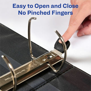Heavy-Duty View Binder with DuraHinge and Locking One Touch EZD Rings, 3 Rings, 5" Capacity, 11 x 8.5, Chartreuse