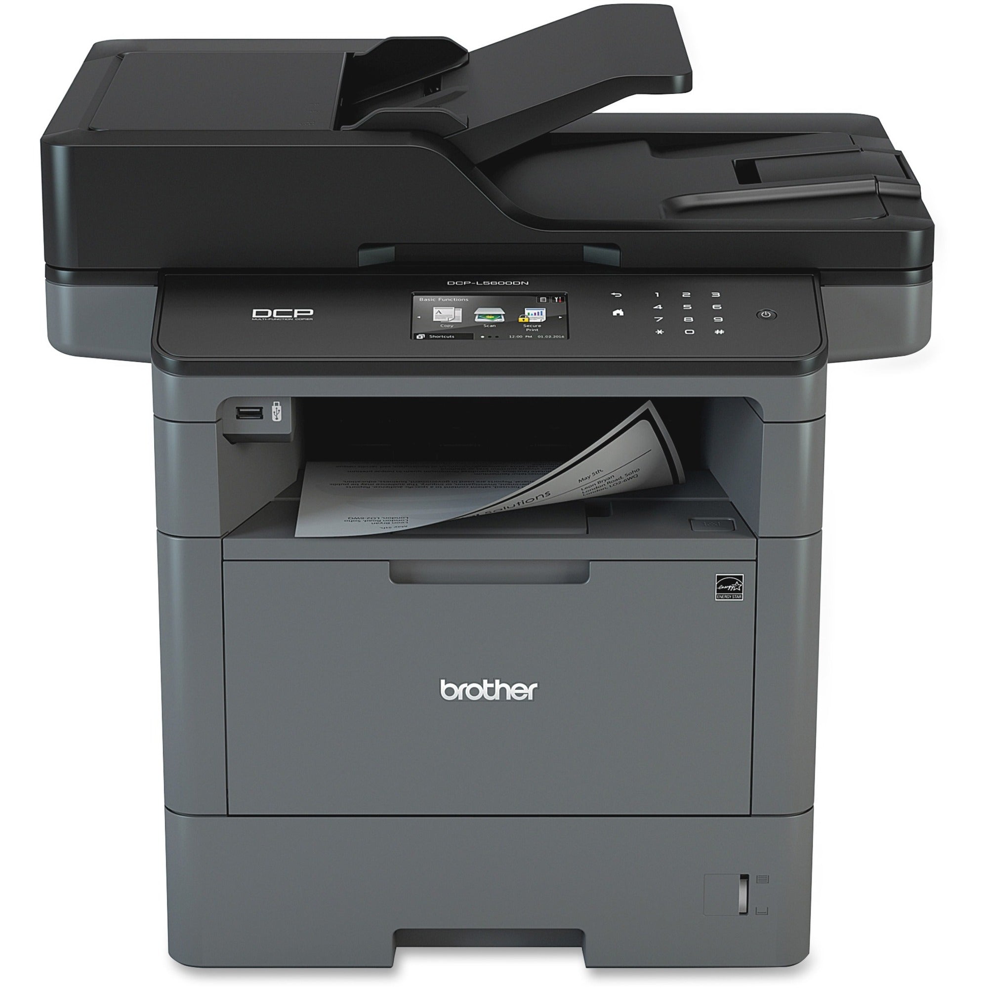 DCPL5600DN Business Laser Multifunction Printer with Duplex Printing and Networking