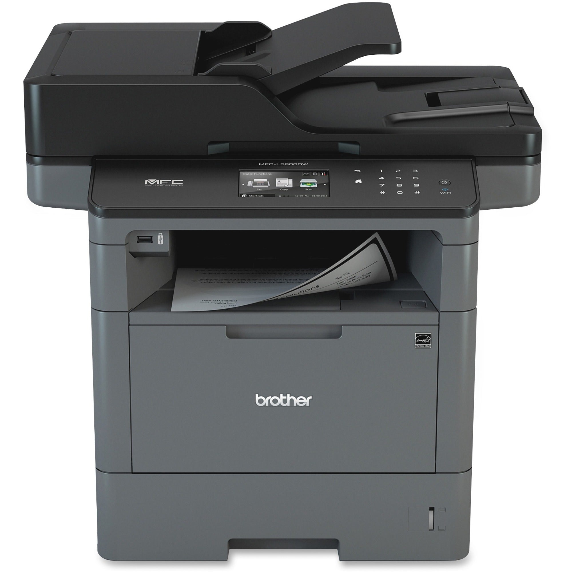 MFCL5800DW Business Laser All-in-One Printer with Duplex Printing and Wireless Networking