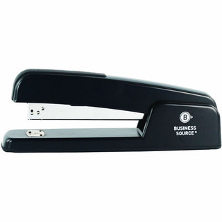Business Source Die-cast Stapler - 20 Sheets Capacity - 210 Staple Capacity - Full Strip - 1 Each - Black