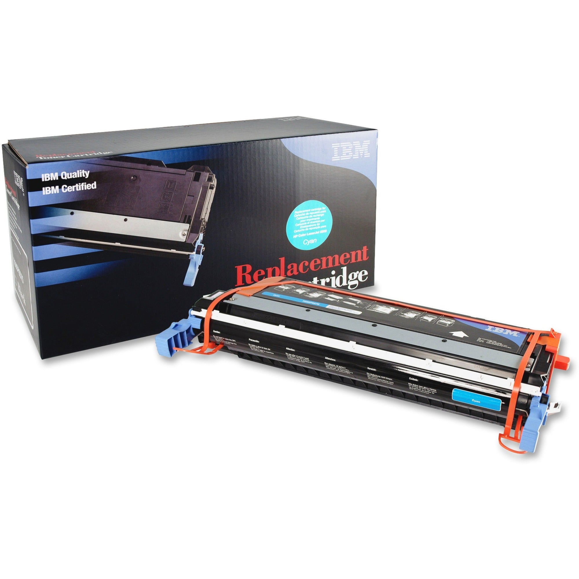 IBM Remanufactured Toner Cartridge - Alternative for HP 645A (C9731A) - Laser - 12000 Pages - Cyan - 1 Each - 