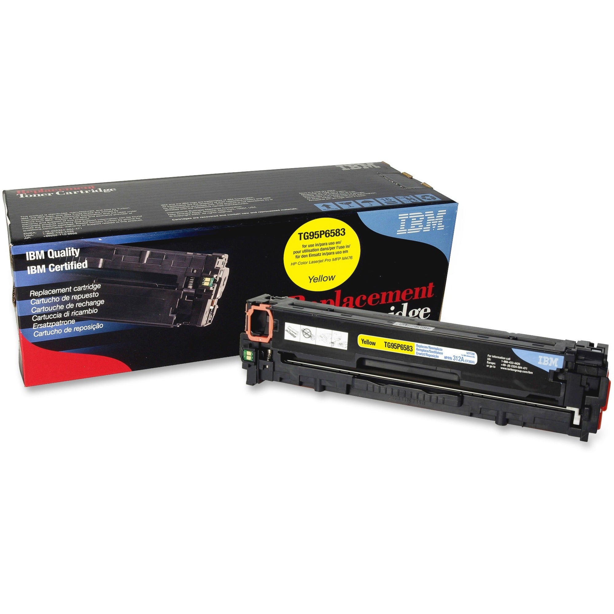 IBM Remanufactured Toner Cartridge - Alternative for HP 312A (CF382A) - Laser - 2700 Pages - Yellow - 1 Each - 