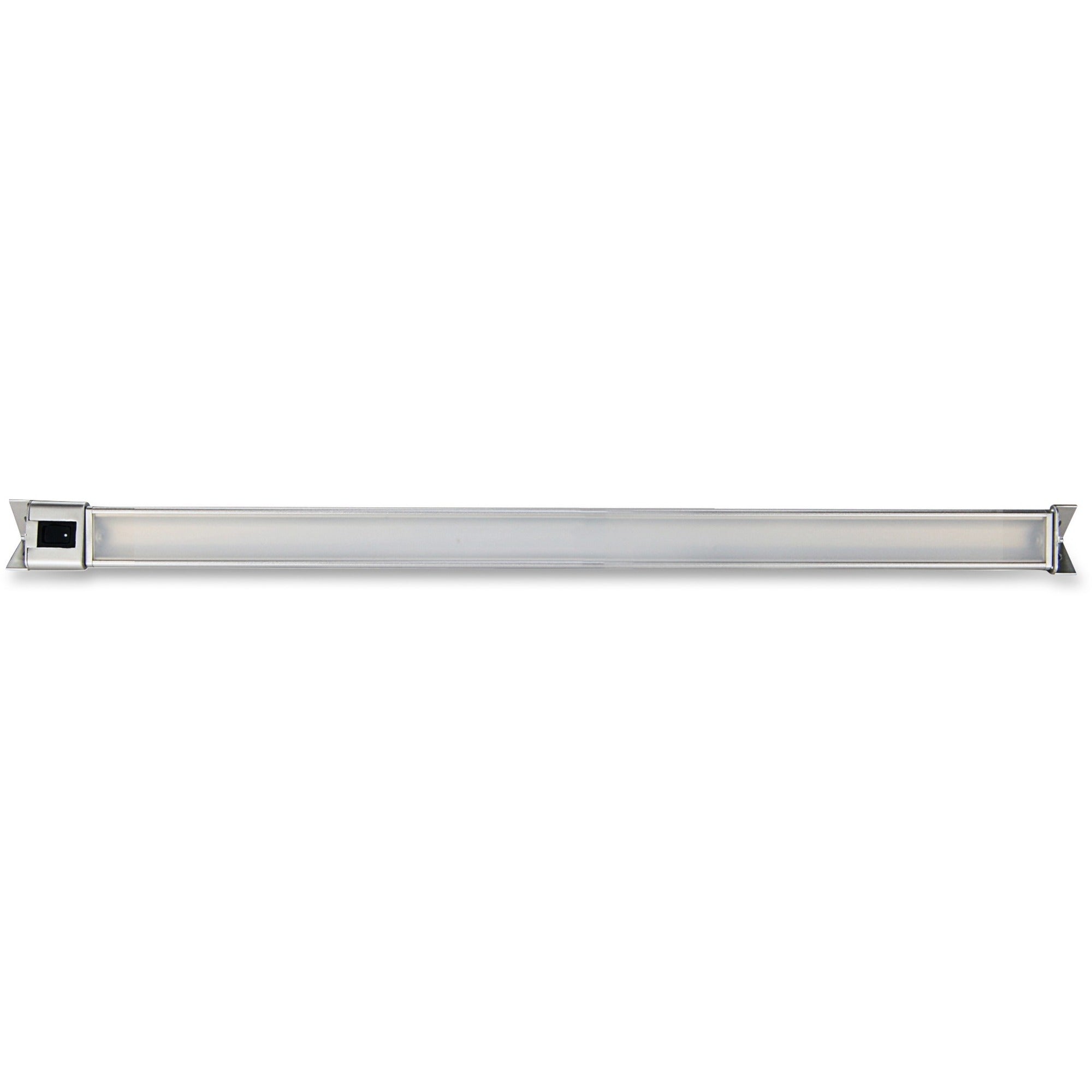 Lorell Under Cabinet Task Light - 7 W LED Bulb - Adjustable Angle - 420 lm Lumens - Undercabinet Mountable - Silver - for Cabinet, Indoor - 