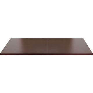 Lorell Chateau Series 8' Rectangular Tabletop - 94.5" x 47.3"1.4" - Reeded Edge - Material: P2 Particleboard - Finish: Mahogany Laminate - Durable - For Meeting