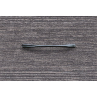 Lorell Chateau Series Laminate Drawer Transitional Pulls - Transitional - 4.5" Width x 0.4" Depth x 1" Height - Aluminum Alloy - Black