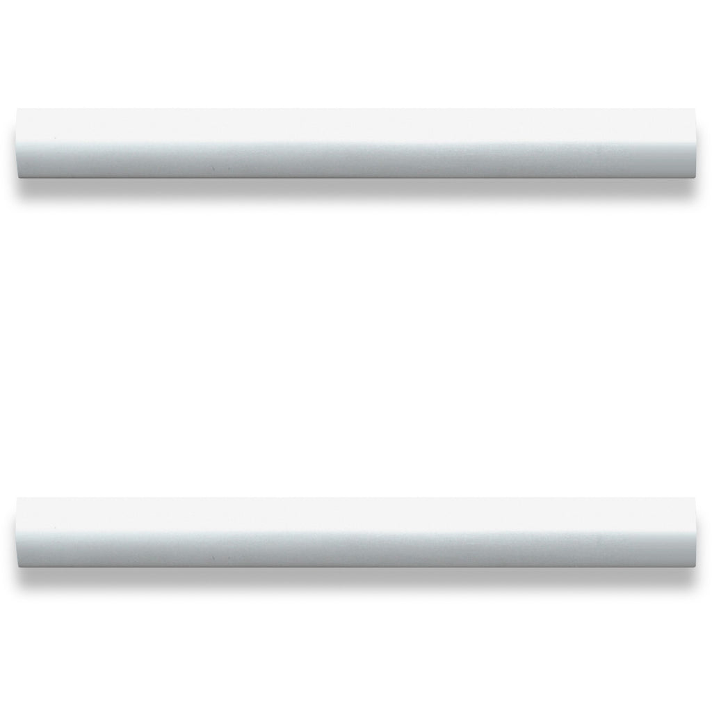 Lorell Chateau Series Laminate Drawer Modern Pulls - Modern - 5.9" Width x 0.6" Depth x 1.1" Height - Aluminum Alloy - Silver
