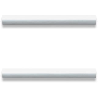 Lorell Chateau Series Laminate Drawer Modern Pulls - Modern - 5.9" Width x 0.6" Depth x 1.1" Height - Aluminum Alloy - Silver