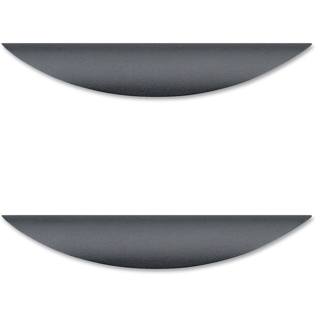 Lorell Chateau Series Laminate Drawer Traditional Pulls - Traditional - 6.4" Width x 1.1" Depth x 0.6" Height - Aluminum Alloy - Black