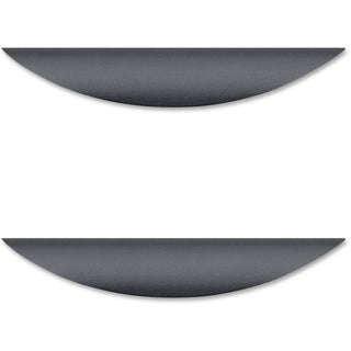 Lorell Chateau Series Laminate Drawer Traditional Pulls - Traditional - 6.4" Width x 1.1" Depth x 0.6" Height - Aluminum Alloy - Black