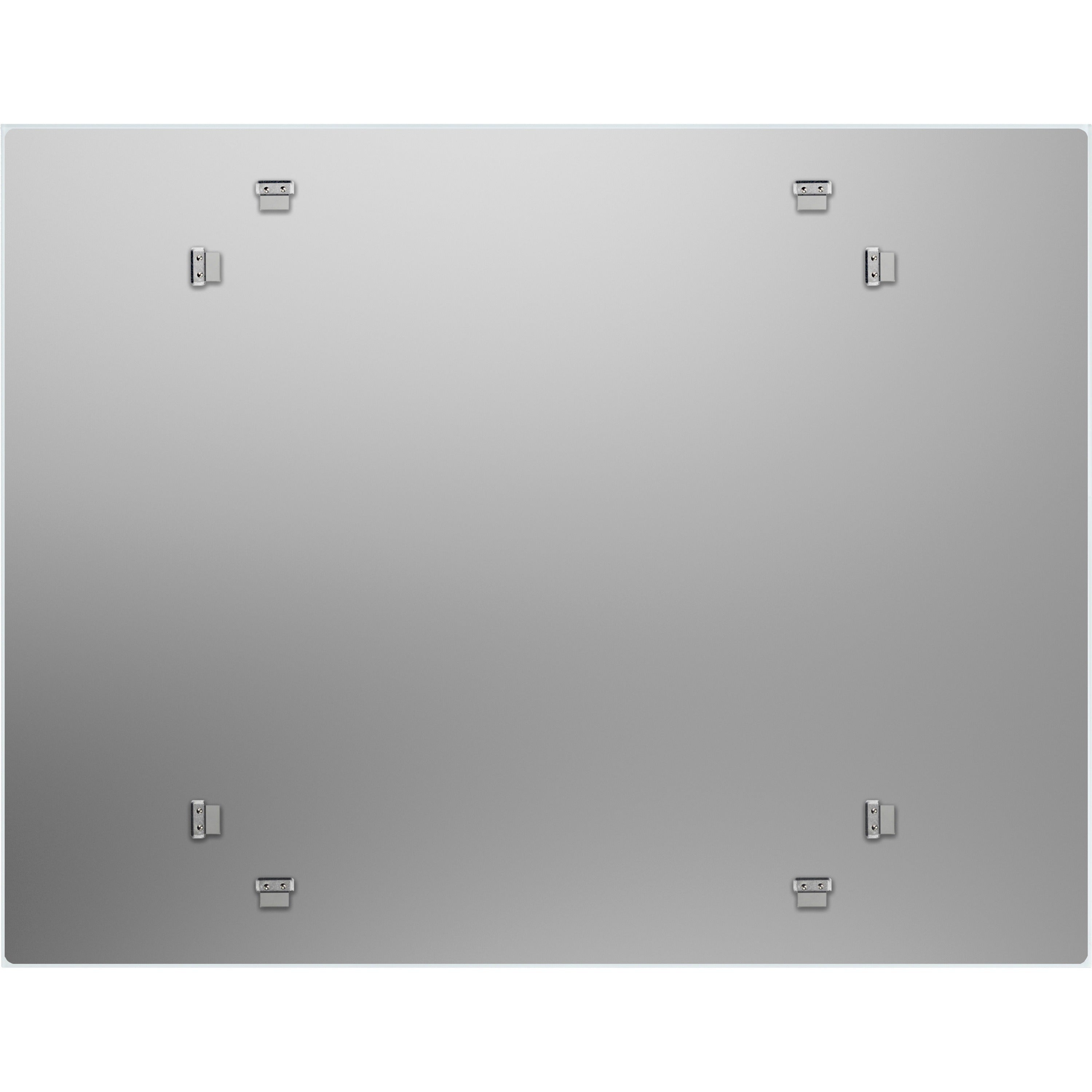 Lorell Magnetic Dry-Erase Glass Board - 46.5" (3.9 ft) Width x 36" (3 ft) Height - White Glass Surface - Rectangle - Magnetic - Stain Resistant, Ghost Resistant, Smooth Writing - 1 Each - 