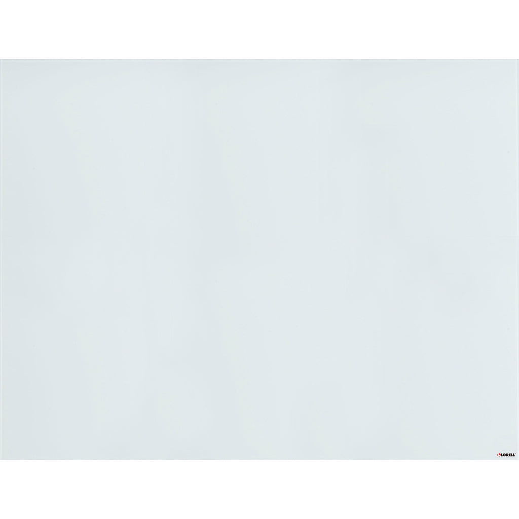 Lorell Magnetic Dry-Erase Glass Board - 46.5" (3.9 ft) Width x 36" (3 ft) Height - White Glass Surface - Rectangle - Magnetic - Stain Resistant, Ghost Resistant, Smooth Writing - 1 Each - 