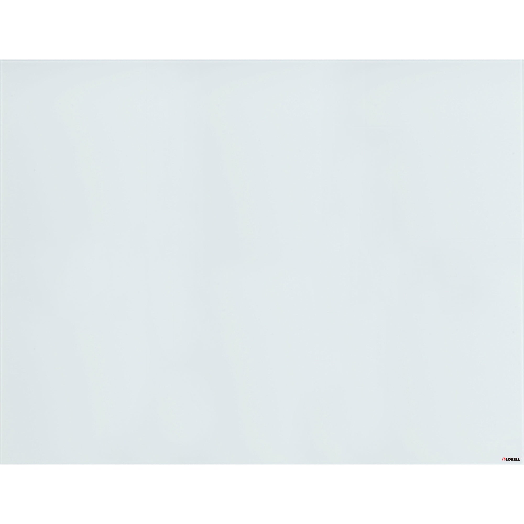 Lorell Magnetic Dry-Erase Glass Board - 46.5" (3.9 ft) Width x 36" (3 ft) Height - White Glass Surface - Rectangle - Magnetic - Stain Resistant, Ghost Resistant, Smooth Writing - 1 Each - 