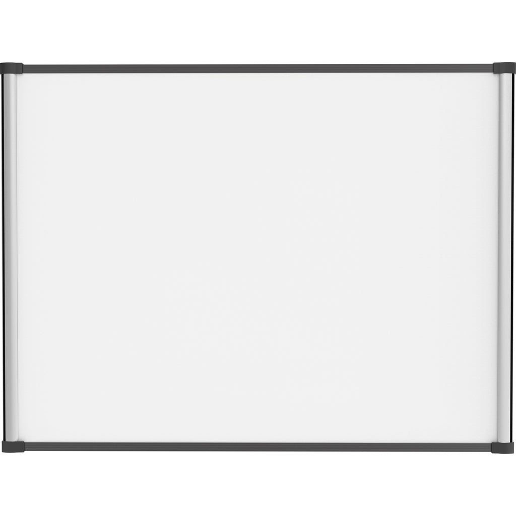 Lorell Magnetic Dry-erase Board - 48" (4 ft) Width x 36" (3 ft) Height - Aluminum Steel Frame - Rectangle - Magnetic - Marker Tray - 1 Each - 