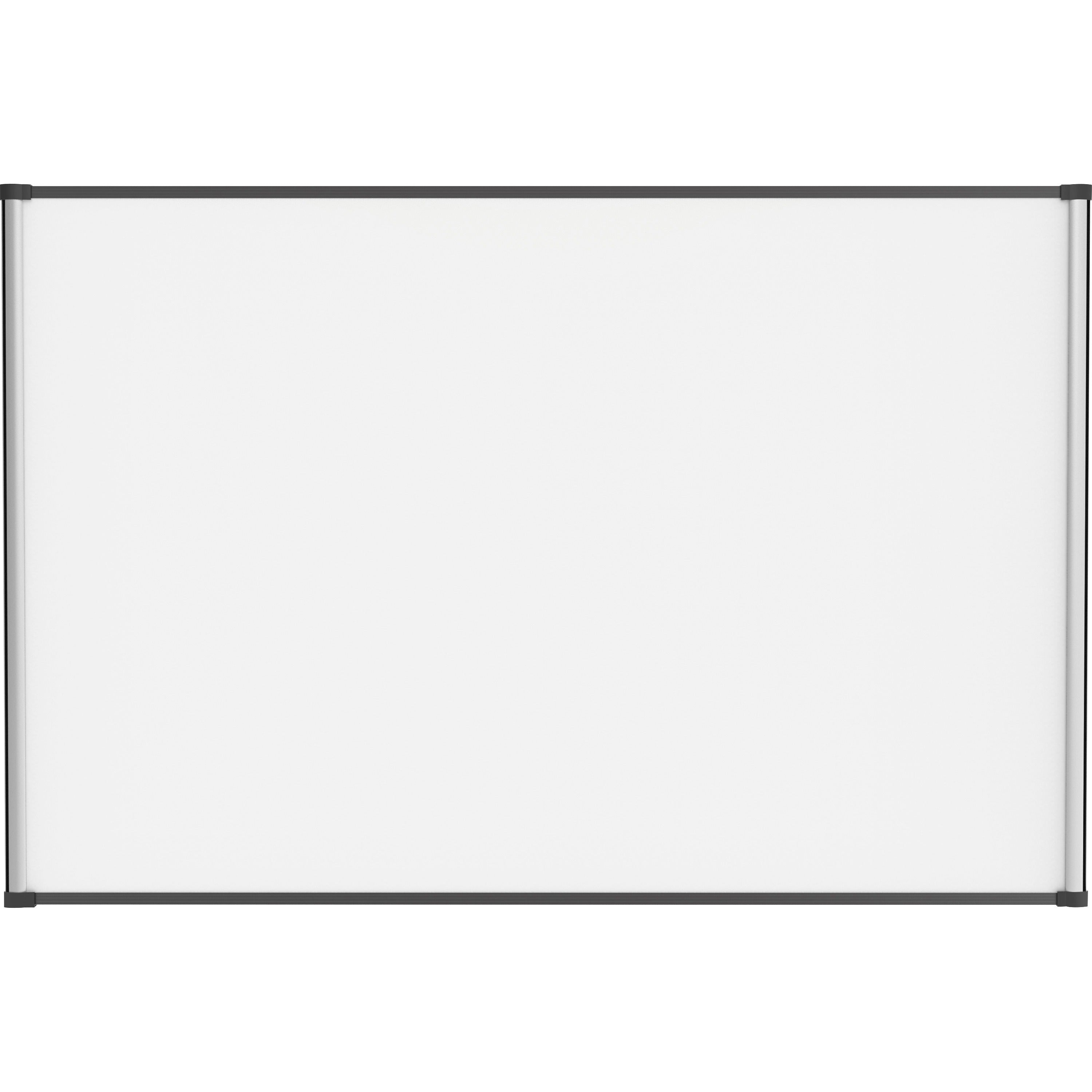 Lorell Magnetic Dry-erase Board - 72" (6 ft) Width x 48" (4 ft) Height - Aluminum Steel Frame - Rectangle - Magnetic - Marker Tray - 1 Each - 