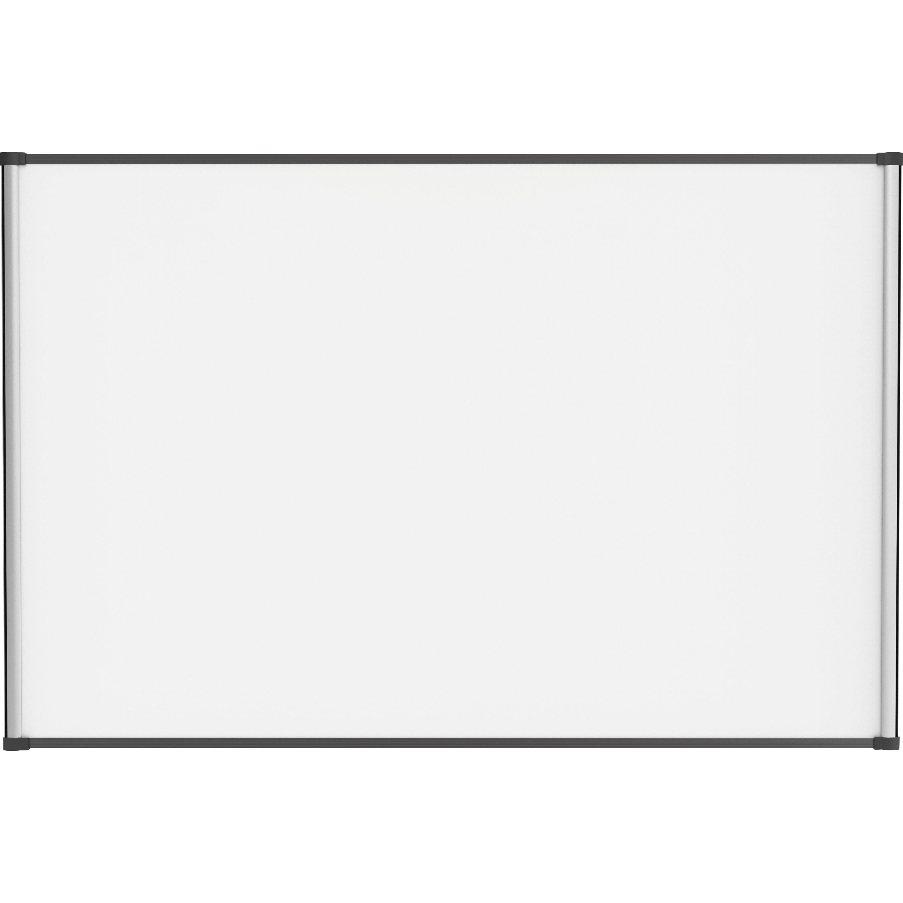 Lorell Magnetic Dry-erase Board - 72" (6 ft) Width x 48" (4 ft) Height - Aluminum Steel Frame - Rectangle - Magnetic - Marker Tray - 1 Each