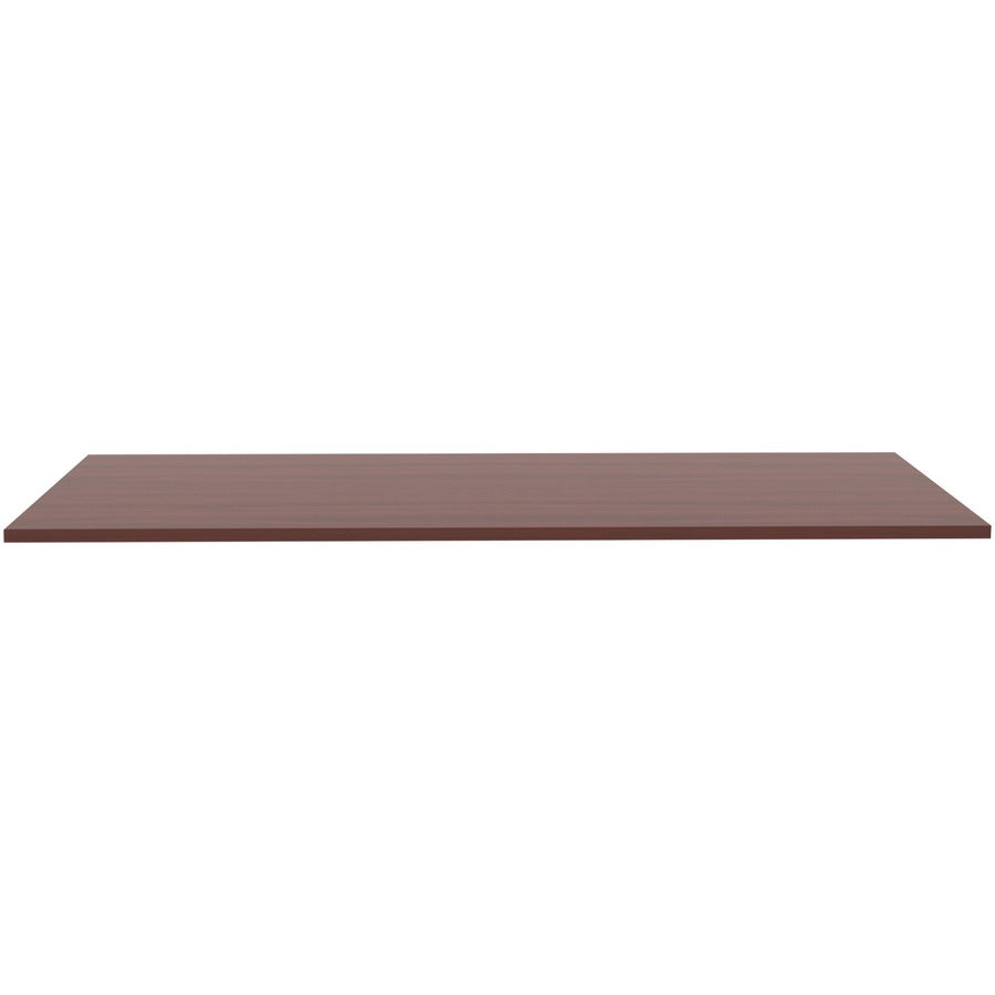 Lorell Relevance Series Tabletop - For - Table TopLaminated Rectangle, Mahogany Top x 48" Table Top Width x 24" Table Top Depth x 1" Table Top Thickness x 47.63" Width x 23.63" Depth - Assembly Required - 1 Each