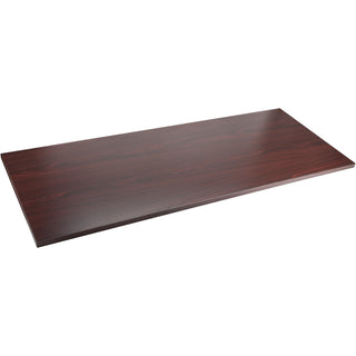 Lorell Relevance Series Tabletop - For - Table TopLaminated Rectangle, Mahogany Top x 48" Table Top Width x 24" Table Top Depth x 1" Table Top Thickness x 47.63" Width x 23.63" Depth - Assembly Required - 1 Each