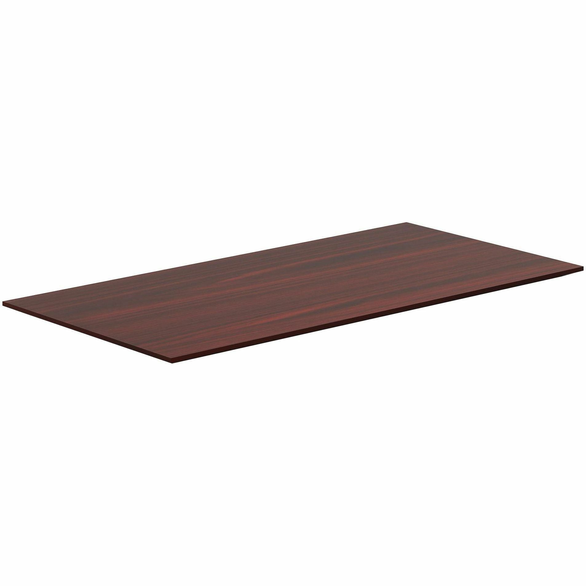 Lorell Relevance Series Tabletop - For - Table TopLaminated Rectangle, Mahogany Top x 48" Table Top Width x 24" Table Top Depth x 1" Table Top Thickness x 47.63" Width x 23.63" Depth - Assembly Required - 1 Each - 