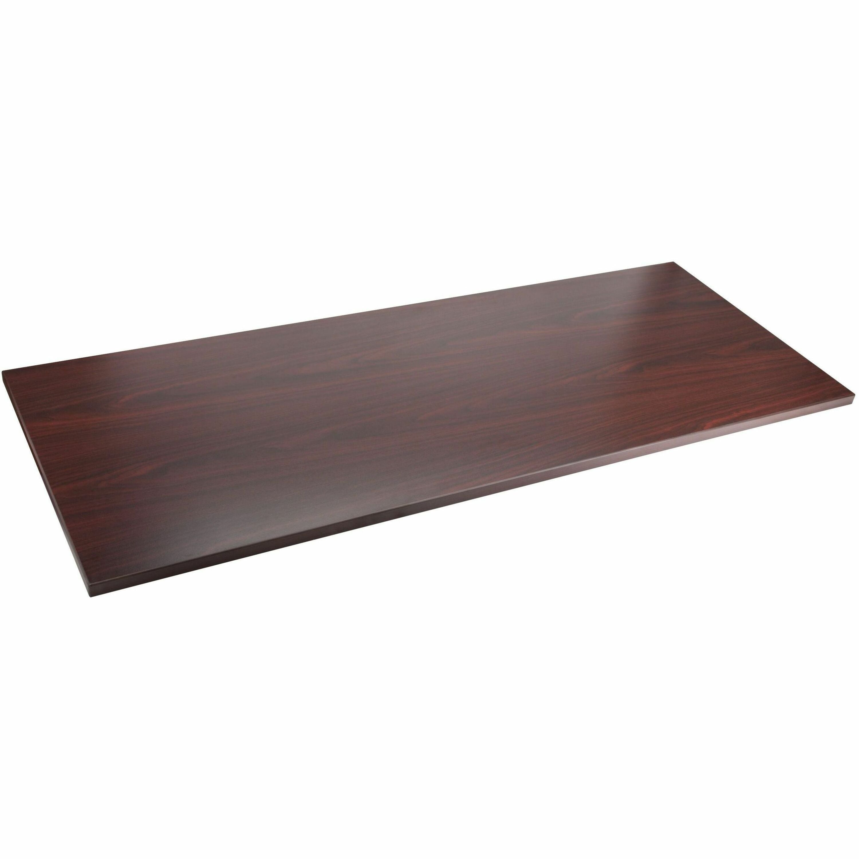 Lorell Relevance Series Tabletop - For - Table TopLaminated Rectangle, Mahogany Top - Contemporary Style x 60" Table Top Width x 24" Table Top Depth x 1" Table Top Thickness x 59.88" Width x 23.63" Depth - Assembly Required - 1 Each - 
