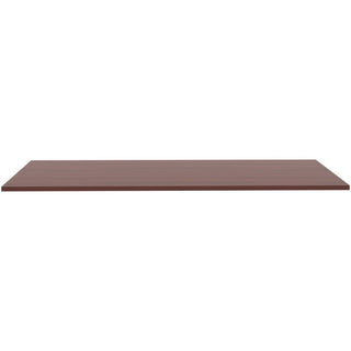 Lorell Relevance Series Tabletop - For - Table TopLaminated Rectangle, Mahogany Top x 72" Table Top Width x 24" Table Top Depth x 1" Table Top Thickness x 71.63" Width x 23.63" Depth - 1 Each