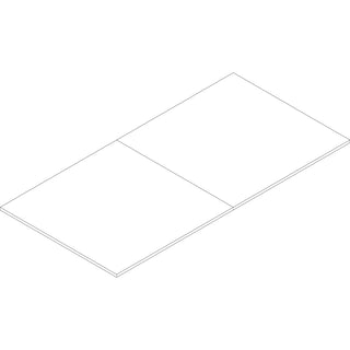 Lorell Essentials Rectangular Conference Tabletop - For - Table TopRectangle Top x 94.50" Table Top Width x 47.25" Table Top Depth - 1" Height - Assembly Required - Walnut - P2 Particleboard - 1 Each - 