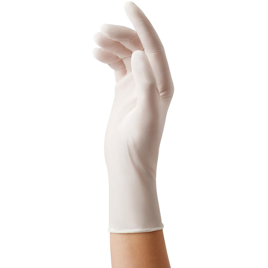 Medline Restore Nitrile Exam Gloves with Oatmeal - Medium Size - For Right/Left Hand - Off White - Latex-free, Allergen-free, Textured Fingertip, Non-sterile - 250 / Box - 9.50" Glove Length - 
