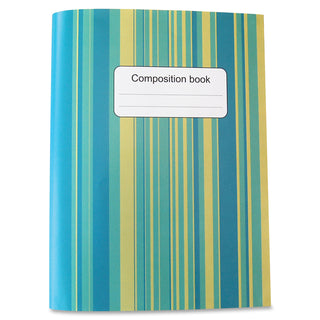 Sparco Composition Books - 80 Sheets - College Ruled - 9.75" x 7.5" - Multi-colored Cover - Sturdy Cover, Durable - 4 / Pack - 
