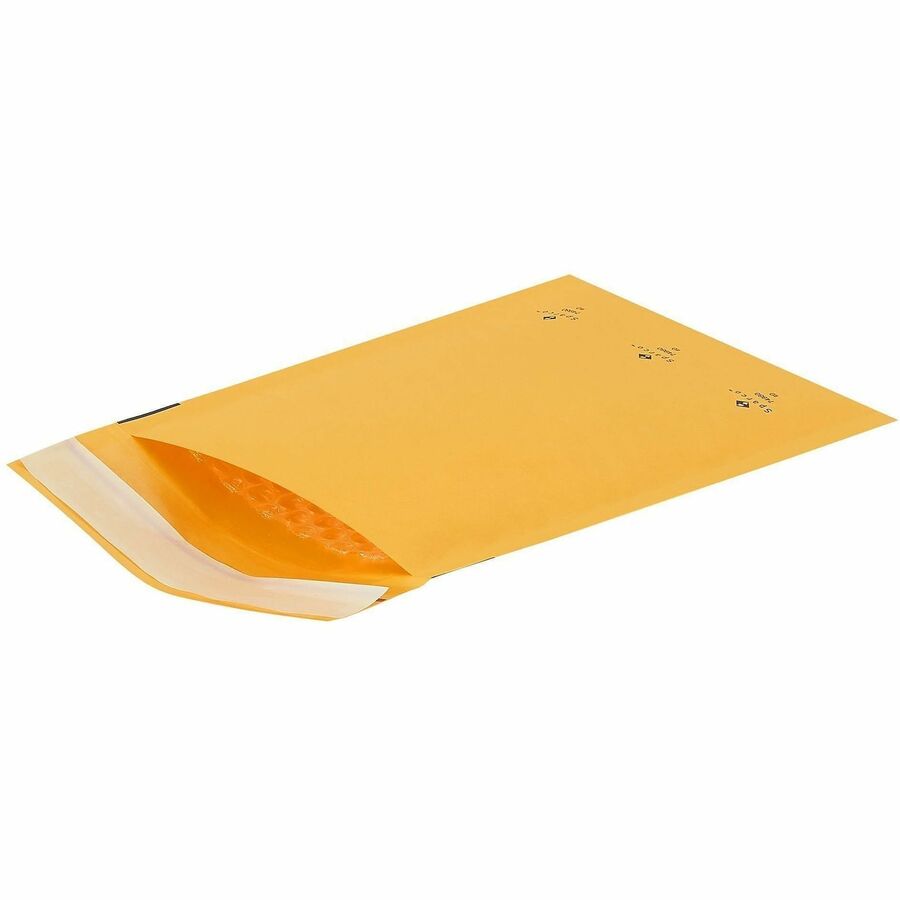 Sparco Size 0 Bubble Cushioned Mailers - Bubble - #0 - 6" Width x 10" Length - Self-sealing - Kraft - 200 / Carton - Kraft