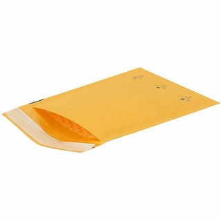 Sparco Size 0 Bubble Cushioned Mailers - Bubble - #0 - 6" Width x 10" Length - Self-sealing - Kraft - 200 / Carton - Kraft