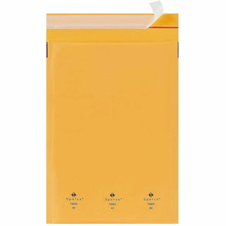 Sparco Size 3 Bubble Cushioned Mailers - Bubble - #3 - 8 1/2" Width x 14 1/2" Length - Self-sealing - Kraft - 100 / Carton - Kraft