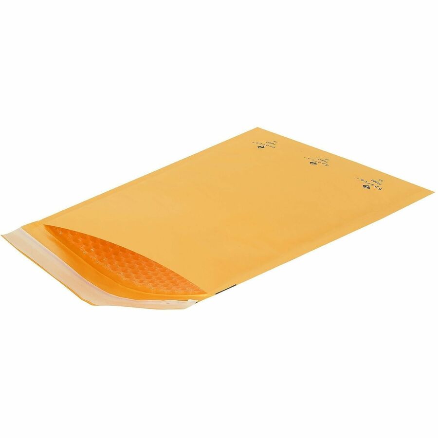 Sparco Size 3 Bubble Cushioned Mailers - Bubble - #3 - 8 1/2" Width x 14 1/2" Length - Self-sealing - Kraft - 100 / Carton - Kraft