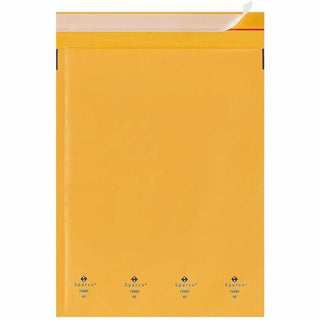Sparco Size 5 Bubble Cushioned Mailers - Bubble - #5 - 10 1/2" Width x 16" Length - Self-sealing - Kraft - 100 / Carton - Kraft