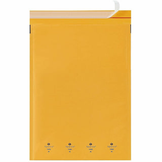 Sparco Size 6 Bubble Cushioned Mailers - Bubble - #6 - 12 1/2" Width x 19" Length - Self-sealing - Kraft - 50 / Carton - Kraft