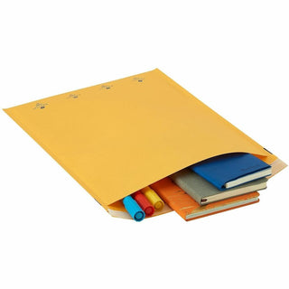 Sparco Size 6 Bubble Cushioned Mailers - Bubble - #6 - 12 1/2" Width x 19" Length - Self-sealing - Kraft - 50 / Carton - Kraft