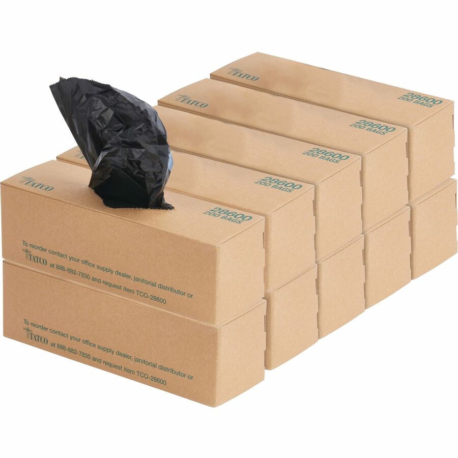 tatco-dog-waste-station-refill-bags-black-10-carton-200-per-box-waste-disposal-office-park-home_tco28600 - 3
