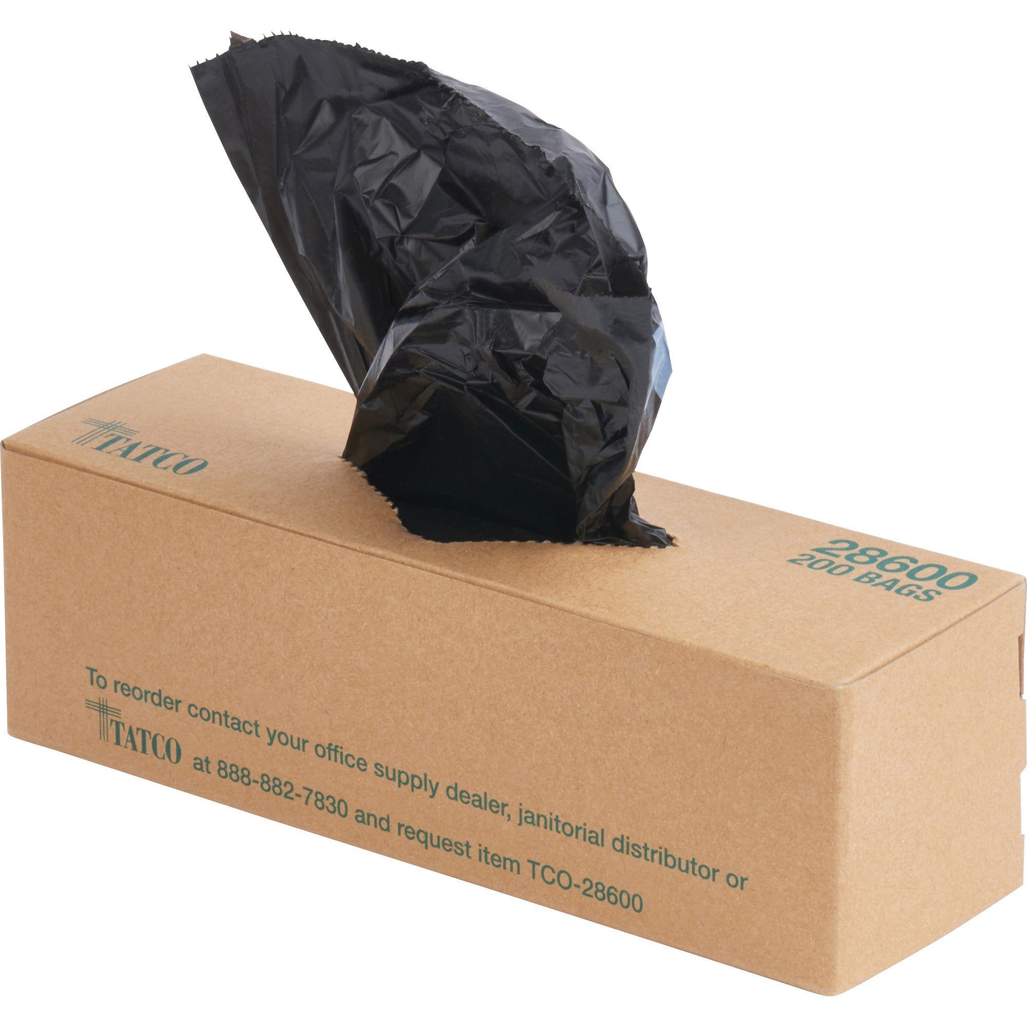 tatco-dog-waste-station-refill-bags-black-10-carton-200-per-box-waste-disposal-office-park-home_tco28600 - 1