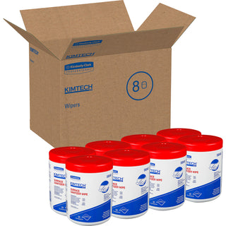 Surface Sanitizer Wipe, 12 x 12, White, 30/Canister, Sold as 1 Carton, 8 Each per Carton