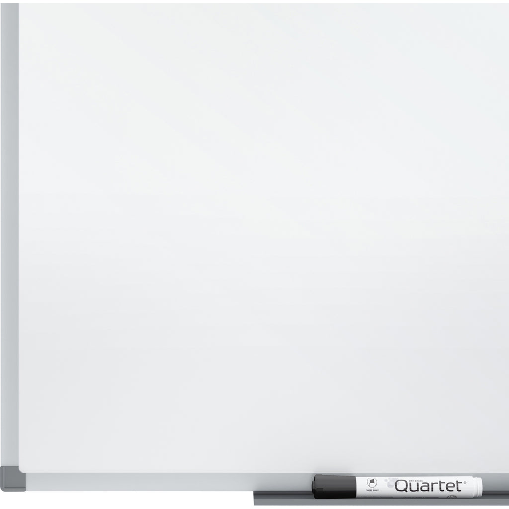 Quartet Standard DuraMax Magnetic Whiteboard - 72" (6 ft) Width x 48" (4 ft) Height - White Porcelain Surface - Silver Aluminum Frame - Rectangle - Horizontal/Vertical - Magnetic - Assembly Required - 1 Each - TAA Compliant
