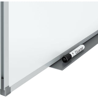 Quartet Standard DuraMax Magnetic Whiteboard - 96" (8 ft) Width x 48" (4 ft) Height - White Porcelain Surface - Silver Aluminum Frame - Rectangle - Horizontal/Vertical - Magnetic - Assembly Required - 1 Each - TAA Compliant