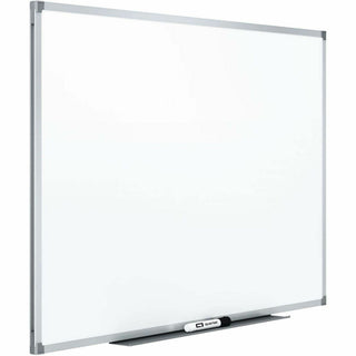 Quartet Standard DuraMax Magnetic Whiteboard - 96" (8 ft) Width x 48" (4 ft) Height - White Porcelain Surface - Silver Aluminum Frame - Rectangle - Horizontal/Vertical - Magnetic - Assembly Required - 1 Each - TAA Compliant